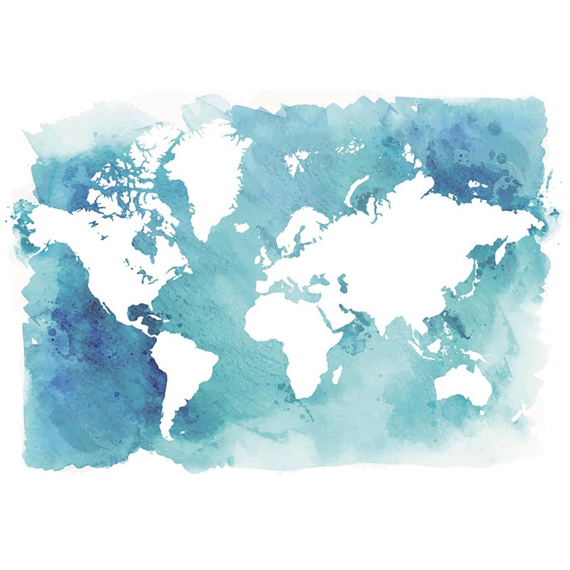 Baocicco 8x6.5ft Map Backdrop Marine Theme Treasure Hunt Backdrop World Map Photo Background Wallpaper Decor Boy's Birthday Party Boy Man Artistic Portrait Navigation Theme Studio Video Prop - Image 1